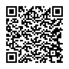 Codice QR per il numero di telefono +12168078336