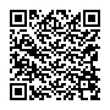 QR-код для номера телефона +12168078342