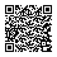 Código QR para número de teléfono +12168300632