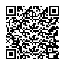 QR Code สำหรับหมายเลขโทรศัพท์ +12168300644