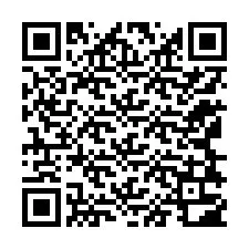 QR-koodi puhelinnumerolle +12168302036