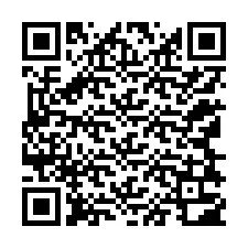 Código QR para número de telefone +12168302038