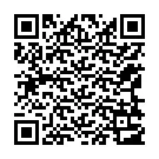 Kode QR untuk nomor Telepon +12168303403