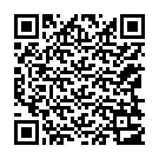 QR код за телефонен номер +12168303419