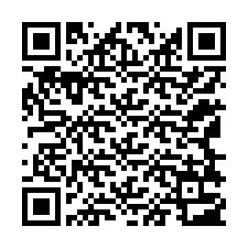 Código QR para número de teléfono +12168303424