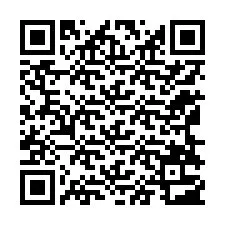 Kode QR untuk nomor Telepon +12168303716