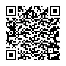 QR код за телефонен номер +12168303726