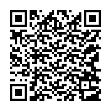 Código QR para número de teléfono +12168303738