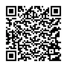 QR Code สำหรับหมายเลขโทรศัพท์ +12168303740