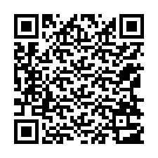 QR Code สำหรับหมายเลขโทรศัพท์ +12168303743