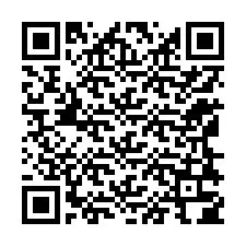 QR Code สำหรับหมายเลขโทรศัพท์ +12168304056