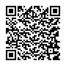 Código QR para número de teléfono +12168306558