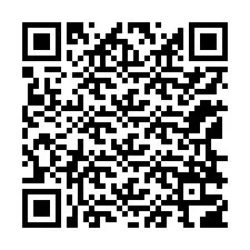 Codice QR per il numero di telefono +12168306655