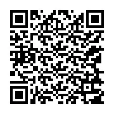 Código QR para número de teléfono +12168307828