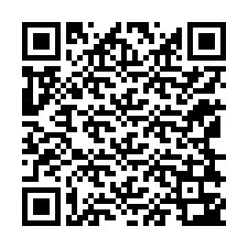 Código QR para número de telefone +12168343092