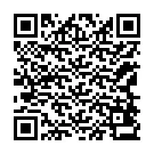 QR-Code für Telefonnummer +12168433431