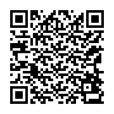 QR код за телефонен номер +12168433704