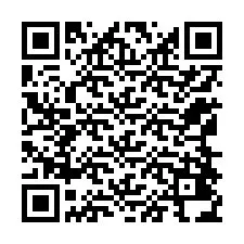 QR Code สำหรับหมายเลขโทรศัพท์ +12168434283