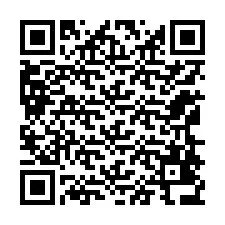 QR Code สำหรับหมายเลขโทรศัพท์ +12168436557