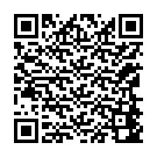 Codice QR per il numero di telefono +12168442059