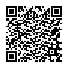 Código QR para número de teléfono +12168659037