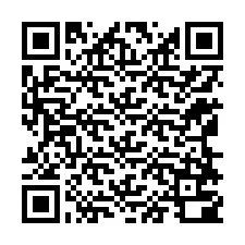 Codice QR per il numero di telefono +12168700242