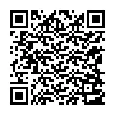 Codice QR per il numero di telefono +12168703392