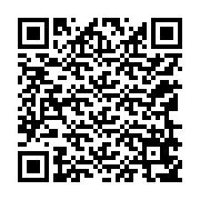 Código QR para número de teléfono +12169657618