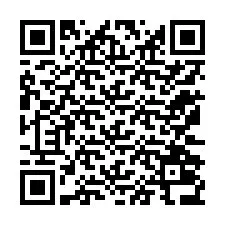 QR-код для номера телефона +12172036776