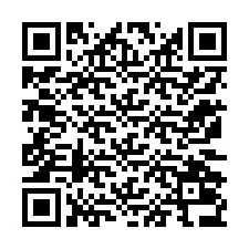 QR Code สำหรับหมายเลขโทรศัพท์ +12172036786