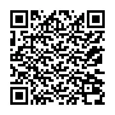 Código QR para número de teléfono +12172038309