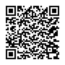 QR kód a telefonszámhoz +12172038313