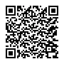 QR-код для номера телефона +12172038326