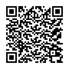 QR kód a telefonszámhoz +12172038333