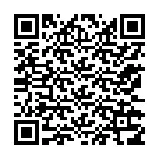 QR kód a telefonszámhoz +12172316836