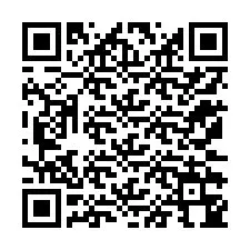 QR код за телефонен номер +12172344432