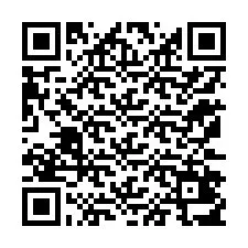 QR kód a telefonszámhoz +12172417462