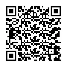 Código QR para número de teléfono +12172426821