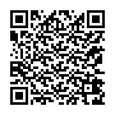 QR-code voor telefoonnummer +12172426822