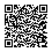 QR-code voor telefoonnummer +12172436322