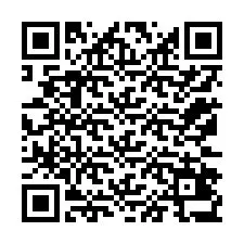 QR-код для номера телефона +12172437429