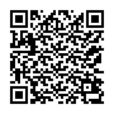 QR код за телефонен номер +12172437434