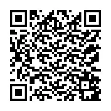 QR kód a telefonszámhoz +12172581538