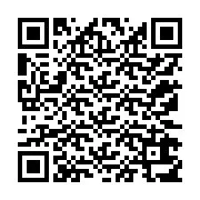 QR-код для номера телефона +12172617898