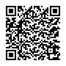 QR-code voor telefoonnummer +12172672986