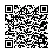 QR-код для номера телефона +12172675743