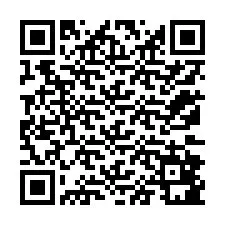 Código QR para número de teléfono +12172881409