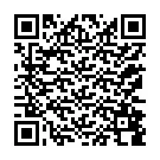 Código QR para número de teléfono +12172888578