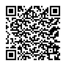 QR Code สำหรับหมายเลขโทรศัพท์ +12172928925