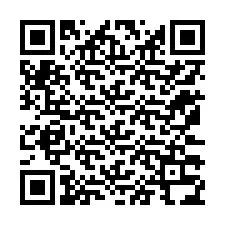 QR Code สำหรับหมายเลขโทรศัพท์ +12173334262